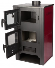 Semineu Pe Lemne Cu Cuptor, Perete Dublu Si Termometru Evotools Plus / 12Kw