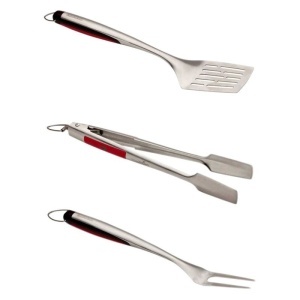 SET 3 USTENSILE DIN INOX PENTRU GRATAR PREMIUM CHAR-BROIL 140767
