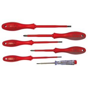 SET SURUBELNITE IZOLATE PVC PLATE SI PZ + TESTER - 6 PIESE