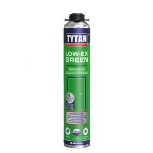 SPUMA POLIURETANICA APLICARE PISTOL TYTAN LOW EX GREEN / 750 ML