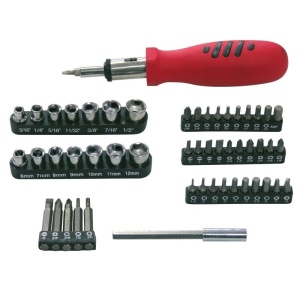 SURUBELNITA MEGA CLICHET CU VARFURI SI TUBULARE - 52 PIESE