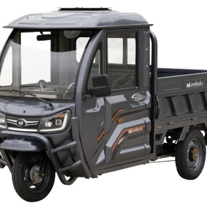 TRICICLU ELECTRIC CARGO CABINA INCHISA ''VOINICU TRCB1500'' GRI INCHIS