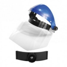Visor Mask with Adjustable Fit and Upper Headgear