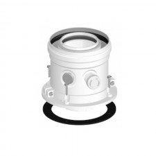 ADAPTOR COAXIAL 60/100 PLECARE VERTICALA, FERROLI, 041083X0