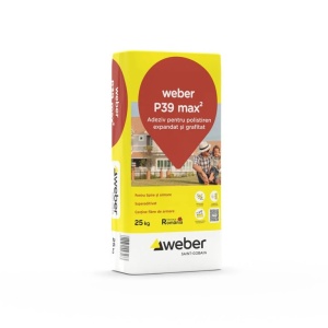 ADEZIV PENTRU POLISTIREN EXPANDAT SI GRAFITAT WEBER P39 MAX2 / 25KG