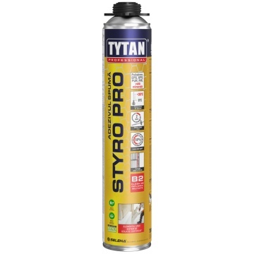 ADEZIV SPUMA RAPID PENTRU PLACI TERMOIZOLANTE TYTAN STYRO PRO B2 / 750 ML