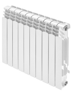 Aluminium Radiator Ferroli Proteo 450, 10 Elements, 117W/Elem, 431X80X100Mm - Img 6