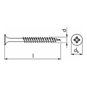 Art. 100 – surub autofiletant pt gips-carton, filet metal, fosfatat - Img 2