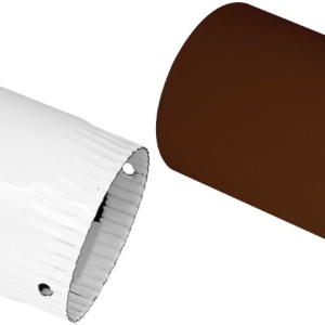 BURLAN EMAILAT NEGRU 120X500MM