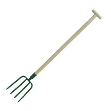 Furca Pentru Sapat Cu Maner Lemn Tip-T 200X255/1255Mm