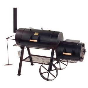 GRATAR PE CARBUNI CU AFUMATOARE, JOE'S BARBEQUE SMOKER, TEXAS CLASSIC JS-33752, 195X85X165CM