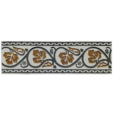 LIST DECORATIV 8X30CM, MIRAJ GOLD MX31