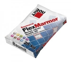 MORTAR ADEZIV FLEXIBIL ALB BAUMACOL FLEXMARMOR 25KG / PALET 54 SACI