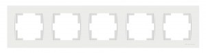 Ornament Frame 5P Horizontal Rita Mutlusan Mutlusan White