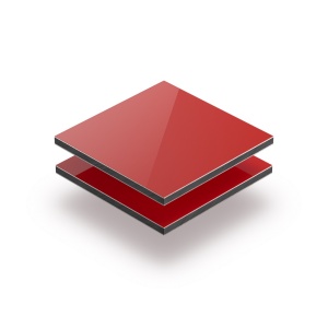 PLACA BOND/DIBOND/ALUCOBOND ROSU RAL 3020 3MM (0.3MM) 1500X3050MM / 4.575M - Img 1