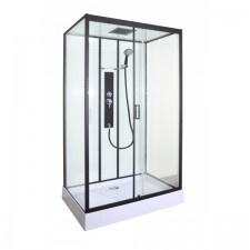 Sanotechnik Quick Line Quick Line Sky3 Cl75 Complete Shower Enclosure With Whirlpool