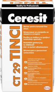 TINCI PENTRU TENCUIELI FINE CERESIT CT 29 / 25KG
