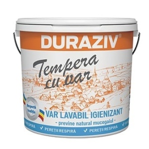 VOPSEA LAVABILA DURAZIV TEMPERA INTERIOR CU VAR, 5L / PALET 60 BUCATI