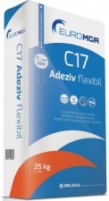 Adesivo flessibile per piastrelle in ceramica C17 / 25Kg