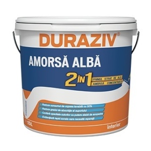 AMORSA ALBA 2 IN 1 DURAZIV, PRIMUL STRAT, 25L / PALET 8 BUCATI
