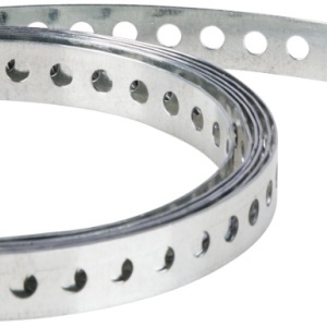 BANDA PERFORATA DIN OTEL ZINCAT, 20X1MM, 3 METRI