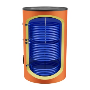 BOILER INDIRECT PENTRU SISTEME SOLARE, 750L, DOUA SERPENTINE, ECOUNIT WE 750-2C - Img 2
