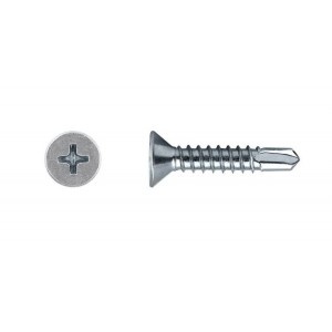 DIN 7504P – surub autoforant cu cap inecat, zincat alb - 4.2, 32