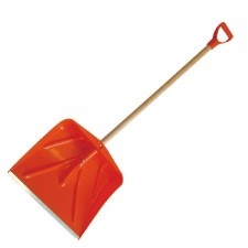 Lopata Zapada Plastic Ranforsat Cu Maner Lemn 445X410Mm