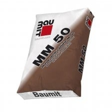 MORTAR PENTRU ZIDARIE BAUMIT MM 50 40KG / PALET 35 SACI