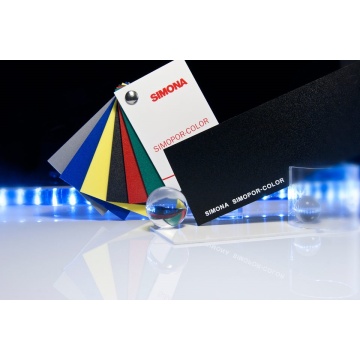 PLACA RIGIDA DIN PVC EXPANDAT SIMOPOR COLOR - 0.58GR/CM3 3X2030X3050MM NEGRU - Img 4