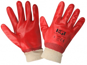 PVC Gloves With Textile Cuff / M: 10