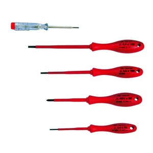 SET SURUBELNITE IZOLATE PVC + TESTER - 5 PIESE