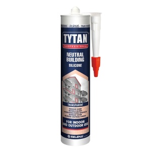 SILICON NEUTRU TRANSPARENT PENTRU CONSTRUCTII TYTAN / 280 ML