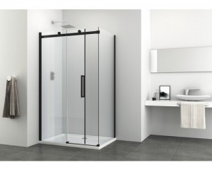 Use Sanotechnik Elite Black G140B Sanotechnik Elite Black G140B Sliding/Sliding Shower Cabin