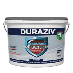VOPSEA LAVABILA DURAZIV STANDARD ANTIBACTERIAN INTERIOR ALBA, 10L / PALET 36 BUCATI