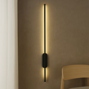 APLICA LED LINIARA NEAGRA 80CM, 24W, 800 X 45 X 40 MM, LUMINA REGLABILA 3000K-6500K