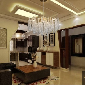 CANDELABRU DECORATIV CU 8 SURSE DE LUMINA, Ø800 X 300MM