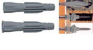 DIBLU UNIVERSAL NYLON / FARA GULER M5X29MM - 60BUC