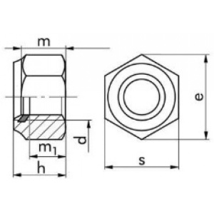 DIN 985 – A2, piulita autoblocanta - Img 2