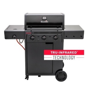 GRATAR PE GAZ CHAR-BROIL ESSENTIAL 3 G TRU-INFRARED 140234, 128X62.7X114.3CM