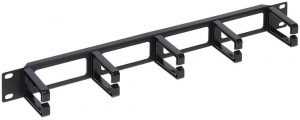 Organizator Cablu 5 Inele Pentru Rack 1U, 19"