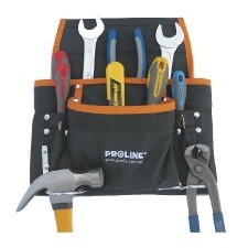 Polyester sheath with 8 pockets and 3 holders