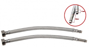 Racord Flexibil Inox / Baterie 17 - 1/2" - M10 - 400Mm