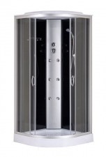 Sanotechnik S07 Half Round Shower Enclosure Complete With Whirlpool