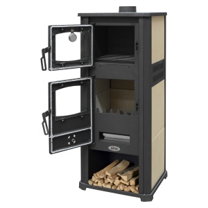 SEMINEU PE COMBUSTIBIL SOLID CU CUPTOR BERGAMO C (LB0C0125) - Img 1