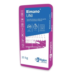 TENCUIALA DE IPSOS RIGIPS RIMANO UNI APLICARE MECANIZATA / 25KG