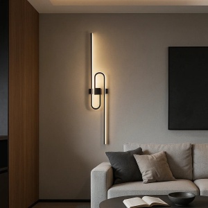 APLICA LED PERETE MODERNA, 64W, 60X6CM, LUMINA REGLABILA 3000K-6500K