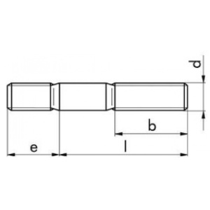 DIN 939 - 8.8 - prezon (1d), galvanised - Img 2