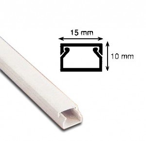 Pvc Cable Channel 15X10 Viking Strong / 2M