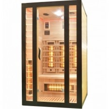 Sauna Cu Infrarosu Sanotechnik Fresh Negru Pentru 2 Persoane J12120
